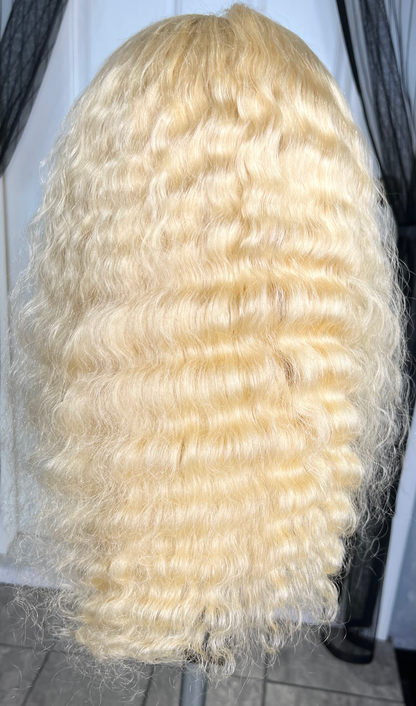 613 Blonde Deep Wave Wig
